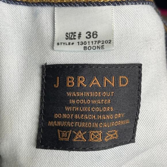 J Brand Walker Boone Relaxed Straight Jeans 36x35 – Button Fly Blue‎ Denim - Picture 7 of 7